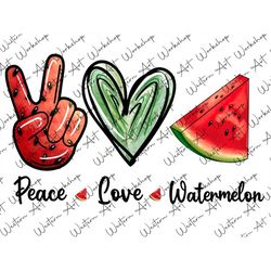 Peace Love Watermelon Png, Watermelon png, Summer png, Peace png, Love png, Summer watermelon png, Sublimation Design,Di