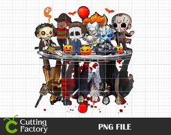 Horror Character PNG, Halloween Bundle Png, Halloween PNG, Halloween Killer Png, Halloween TShirt Sublimation Design