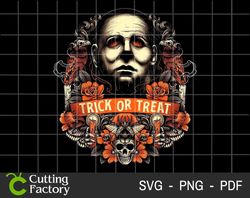 Trick Or Treat PNG, Halloween Png, Horror Character Png, Halloween Killer Png, Halloween TShirt Sublimation Design, Digi