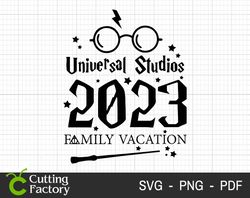 Universal Studios 2023 Family Vacation SVG, Halloween Svg, Magic Universal Studios Svg, Spooky Svg, Family Trip Svg, Mag