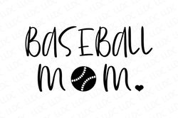 Baseball mom SVG File. baseball svg. Baseball mom png. Sports mom svg. Baseball Cricut Cut Files. Baseball Mom Shirt Png