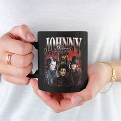 Retro Johnny Depp Mug -johnny depp mug,johnny depp coffee mug,johnny depp coffee cup,johnny depp merch,johnny depp lover