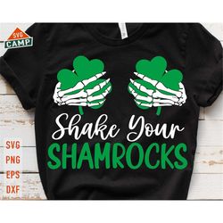 Shake your Shamrocks Svg, Skeleton St Patricks Svg, Funny St Patricks Svg, St Patricks Day Svg, St Pattys Day Svg, St Pa