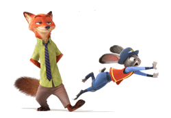 "Zootopia Clipart Digital Download, Zootopia PNG transparent background animals cartoon movie clipart "