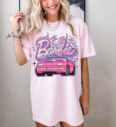 barbie glitter car boyfriend fit girls shirt, sweatshirt, party girls shirt, barbie movie 2023, doll baby girl, birthday