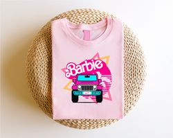 barbie shirt, retro car barbie shirt, jeep barbie shirt, retro car shirt, barbie and ken,barbie 2023,come on barbie