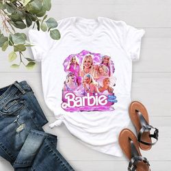 barbie tshirt,birthday party shirt,cowboy barbie shirt,baby girl shirt,pink girl shirt,lets go party shirt,funny movie t