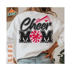Cheer Mom Svg, Cheerleader Svg, Megaphone Svg, Proud Cheer Mom Svg, Cheer Coach Svg, Football Mom Svg, Cheerleading Svg,