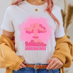 Original Barbenheimer Collab T-Shirt, Barbie, Oppenheimer Unisex T-Shirt, Vintage T-Shirt, Gift for Friends and Family,