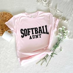 Softball Aunt Svg, Softball Svg, Softball Fan Svg, Softball Aunt T-Shirt Svg, Softball Family Svg, Cheer Aunt Svg, Softb