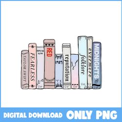 Books Lover Taylor Png, Albums As Books Png, Taylor Version, Swift Png, Taylor's Albums Png, Book Png - Instant Download