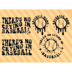 No Crying In Baseball Svg Png, Baseball Fan Svg, Baseball Vibes Svg, Baseball Mom Svg, Wavy Stacked Svg, Game Day Svg, C