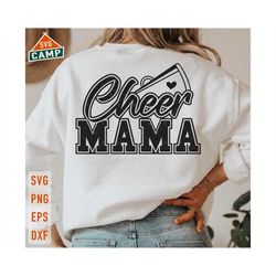 Cheer Mama Svg, Cheerleader Svg, Megaphone Svg, Cheer Mom Svg, Football Mama Svg, Football Mom Svg, Cheerleading Svg, Ch