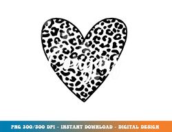 Cougars School Spirit Mascot Leopard Heart Game Day  png, sublimation copy