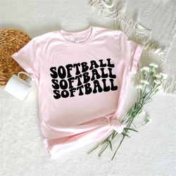 softball svg, softball mom svg, softball fan svg, softball life svg, softball dad svg, sports t-shirt svg, wavy stacked