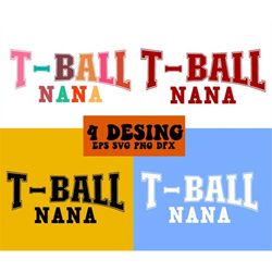 T-Ball Nana Svg, Baseball Svg, T-Ball Svg, T-Ball Season Svg, T-Ball Family Svg, T-Ball Fan Svg, T-Ball Nana T-Shirt Svg