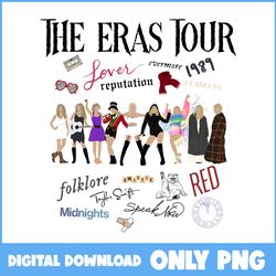Retro The Eras Tour Png, The Eras Dates Tour, Tour 2023 Png, Swiftie Png, Eras Tour Png, Swiftie Fan - Instant Download