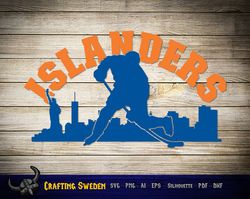 New York Hockey Skyline for cutting - SVG, AI, PNG, Cricut and Silhouette Studio