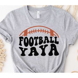 Football Yaya Svg, Football Yaya Shirt Svg, Football Svg, Leopard Heart Svg, Football Family Svg, Love Football Svg For
