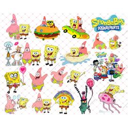 Mademark x SpongeBob SquarePants PNG Bundle, spongebob face png, spongebob png, spongebob clipart, spongeBob sublimation