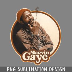 Marvin Gaye 70s Style Sepia Colorway PNG Download