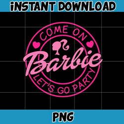 Barbie Icons Png, Babe Logo Png, Pink Doll Png, Babe Girl Png, Come on, Lets Go Party, Girly Beach, Lets Go Party (25)