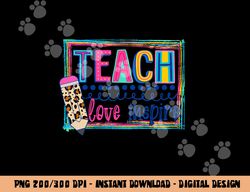 Cute Teach Love And Inspire Men Women Teacher Back To School  png, sublimation copy