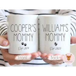 Promoted To Mommy Est 2024 Mothers Day First Time New Mom Ceramic Mug 11oz  15oz 