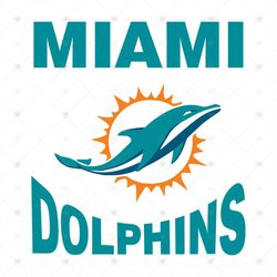 Miami dolphin svg