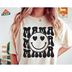 Groovy Mama Svg, Mama Png, Mom Svg, Mama Shirt, Mothers Day Svg, Mother Svg, Mama Vibes Svg, Mom Life Svg, Mom Fashion S