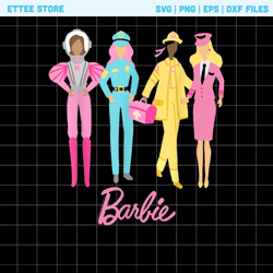 Barbie Jobs Collection Svg, Barbie Svg, Let's Go Party