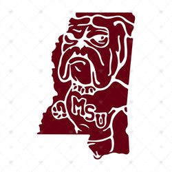Mississippi State Bulldogs Shirt Svg, Football Club Shirt Svg, Cricut, Silhouette, Svg, Png, Dxf, Eps