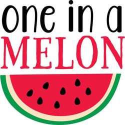 QualityPerfectionUS Digital Download - One In A Melon - SVG File for Cricut, HTV, Instant Download