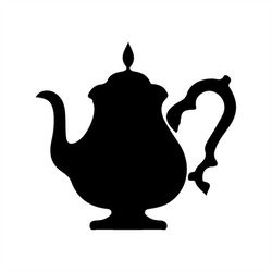 QualityPerfectionUS Digital Download - Tea Pot Alice in Wonderland - PNG, SVG File for Cricut, HTV, Instant Download