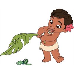 QualityPerfectionUS Digital Download - Moana Baby  - PNG, SVG File for Cricut, HTV, Instant Download