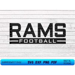 Rams svg, cheer mom, team spirit, shirt design svg, svg png dxf, cricut cut file, digital cut file, silhouette, monogram