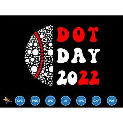 Happy Dot Day Svg png, Funny Polka Dot Baseball Lover Player Svg, September 15th Svg, Polka Dot Svg Png, Colored svg, Do