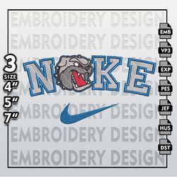 NCAA Embroidery Files, Nike UNC Asheville Bulldogs Embroidery Designs, UNC Asheville Bulldogs, Machine Embroidery Files
