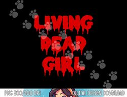 Dripping Blood Halloween Zombie Movie Living Dead Girl png,sublimation copy