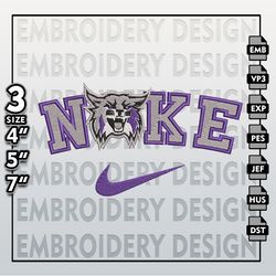 NCAA Embroidery Files, Nike Weber State Wildcats Embroidery Designs, Weber State Wildcats, Machine Embroidery Files