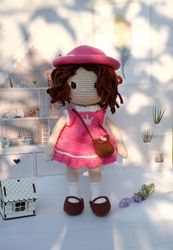 crochet doll. personalized crochet doll