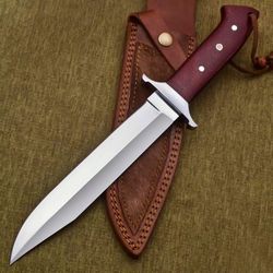 Remarkable hand forge D2 tool steel bowie knife