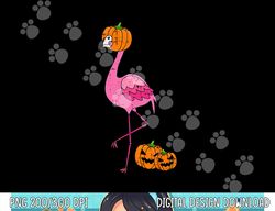 Flamingo Pumpkin Head Costume Cute Easy Bird Halloween Gift png,sublimation copy
