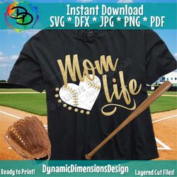 Baseball mom, baseball svg, Love baseball svg, baseball cutfile, svg file, baseball shirt, baseball clipart, baseball mo