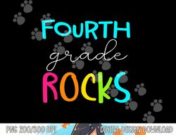Fourth Grade Rocks Shirt Team 4th Grade Teacher  png, sublimation copy