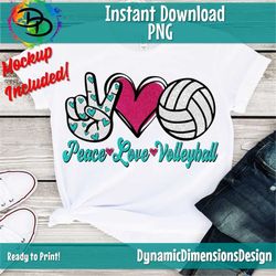 Peace Love Volleyball, Volleyball png, distressed volleyball png, Volleyball clipart, png, printable, iron on decal, vol