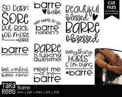 Barre SVG and Cut Files for Crafters