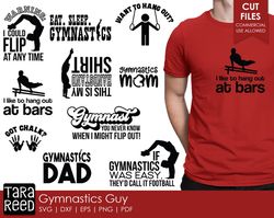 Gymnastics Guy - Gymnast SVG and Cut Files for Crafters