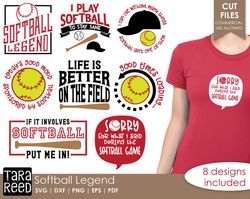 Softball Legend - Softball SVG and Cut Files for Crafters