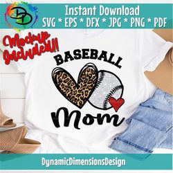 Baseball Mom, Love, Baseball svg, Baseball, Baseball Shirt, Baseball, Sports mom, leopard, digital download, cricut svg,